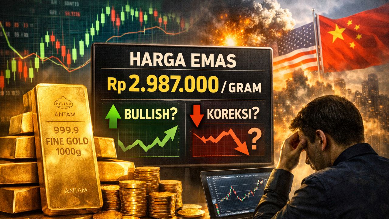 Emas Nyaris Rp3 Juta per Gram, Masih Layak Dibeli atau Menunggu Koreksi?